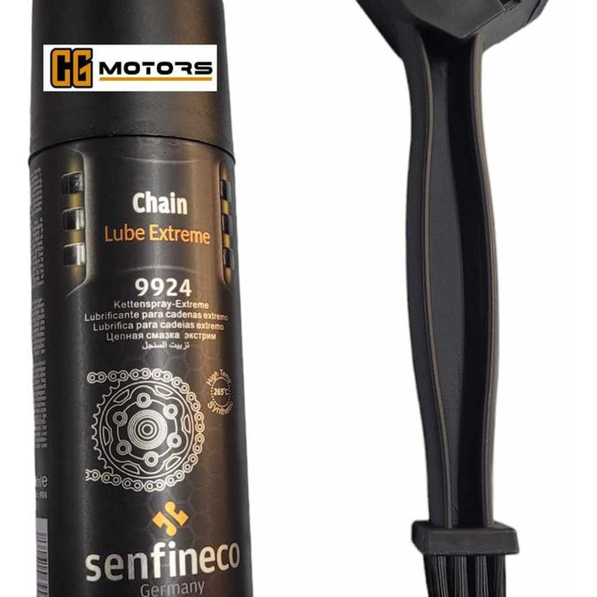 GENERICO - Lubricante De Cadena Para Moto Oringxringzring + Cepillo