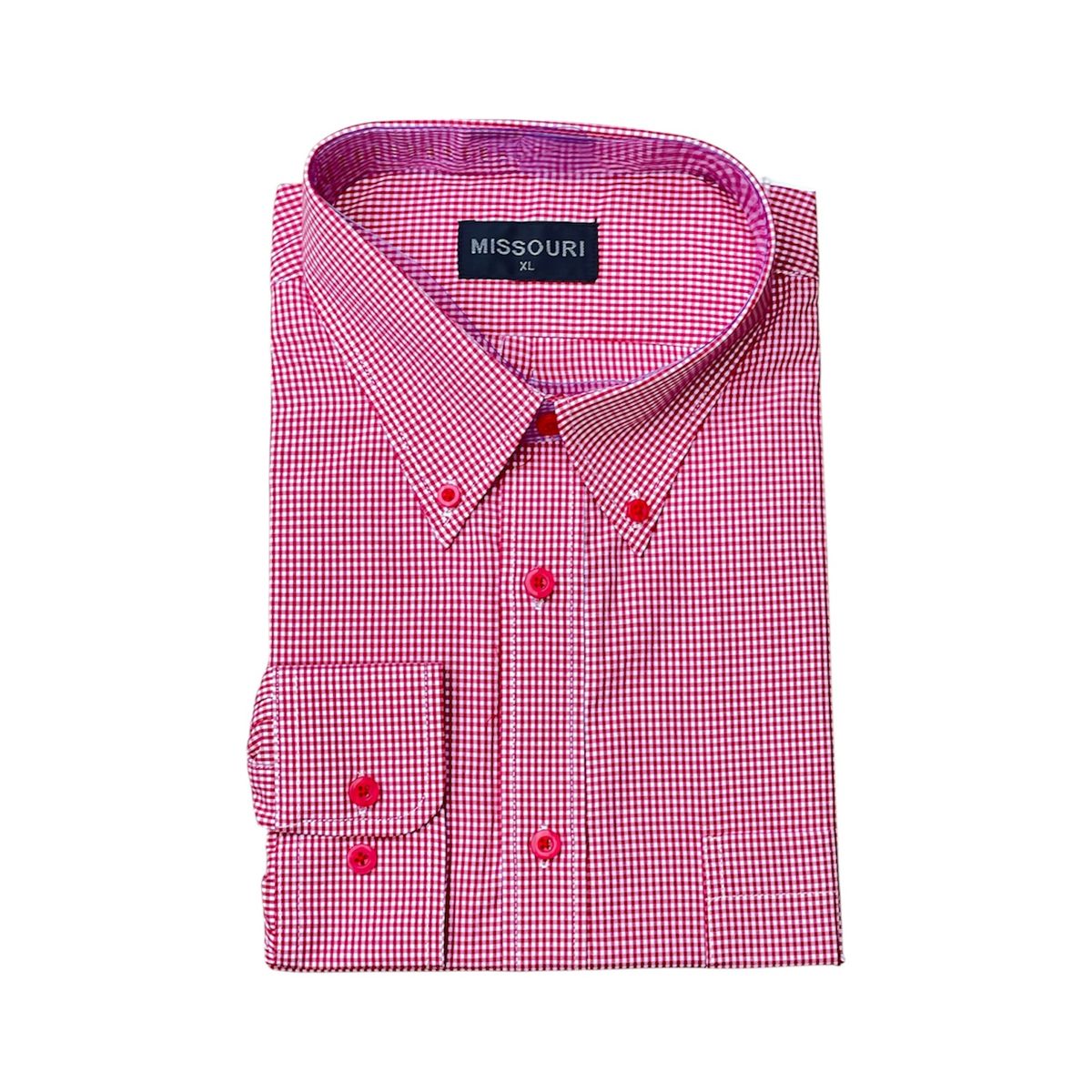 CORRALERO SASTRERIA - Camisa cuadrillé casual Hombre- Roja