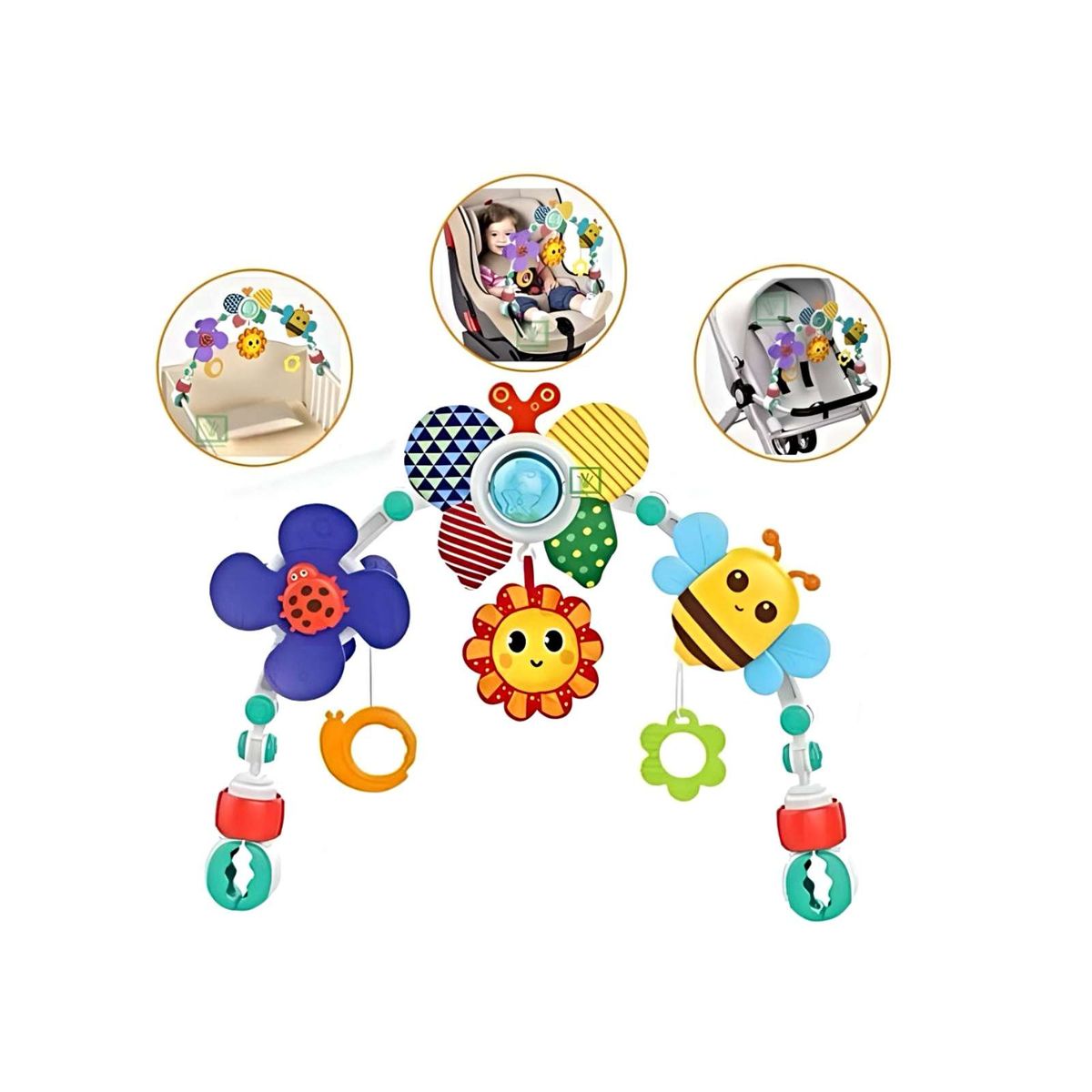 GENERICO - Móvil sensorial multifuncional tipo arco infantil