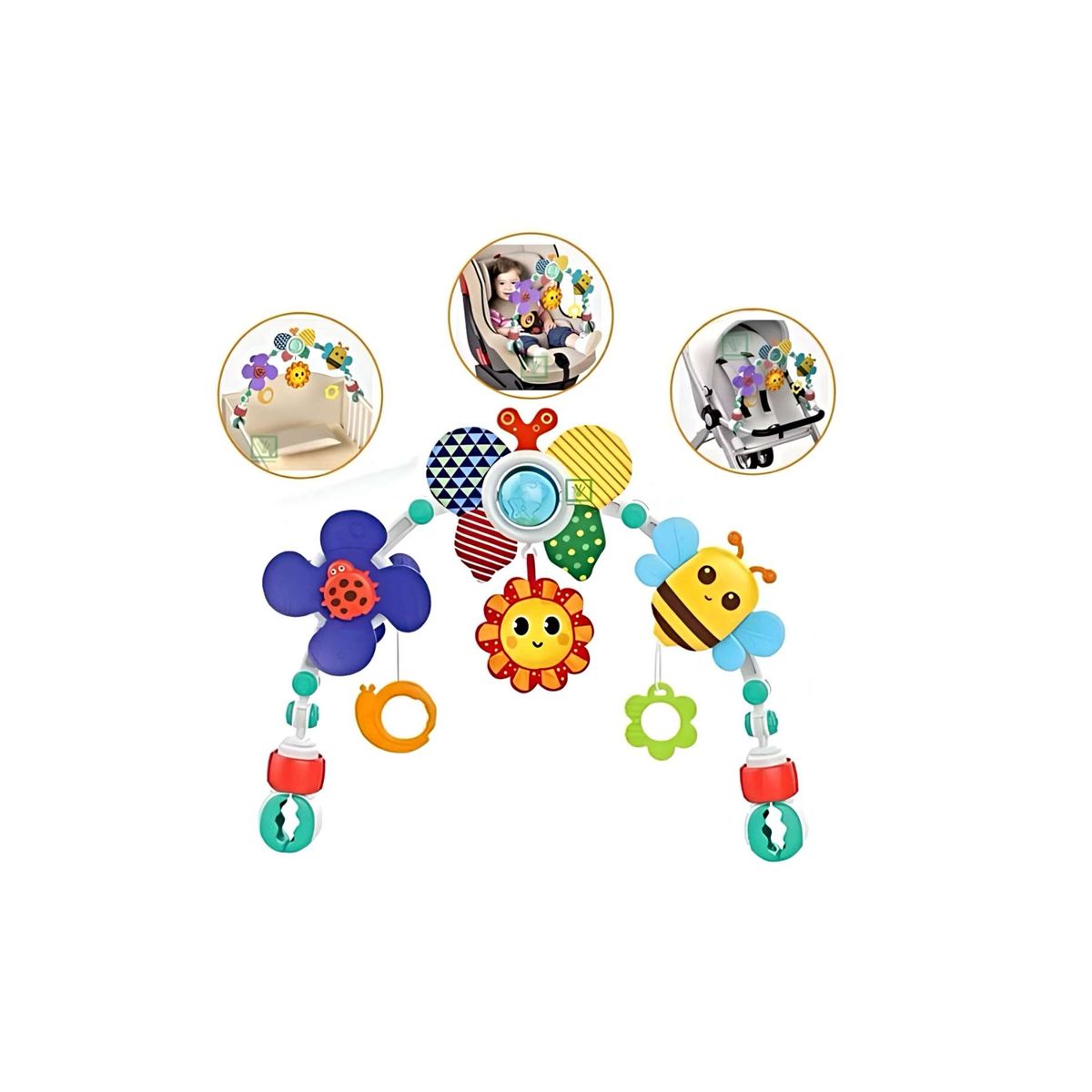 GENERICO - Móvil sensorial multifuncional tipo arco infantil