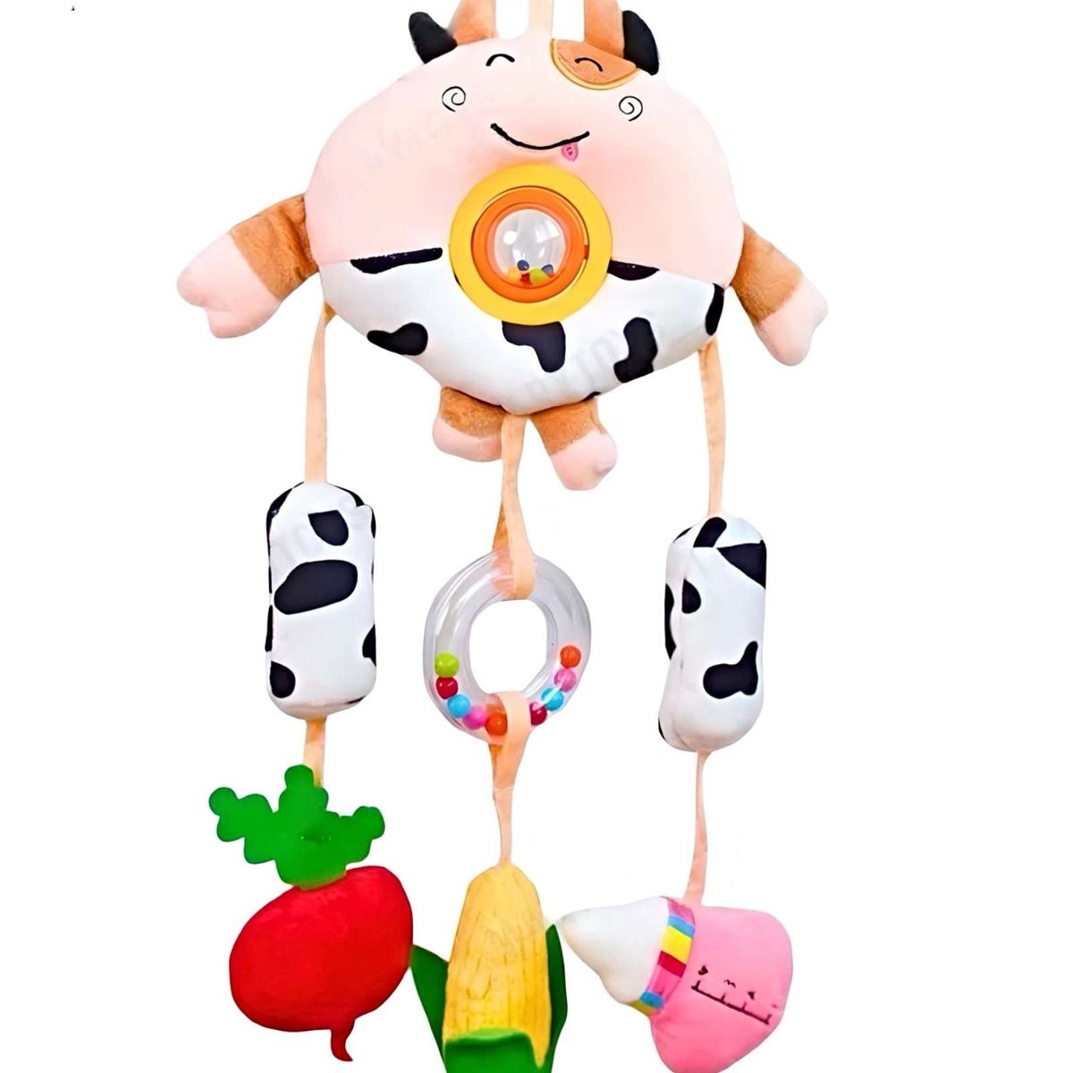 GENERICO - Juguete móvil de coche para bebé colgante diseño vaca