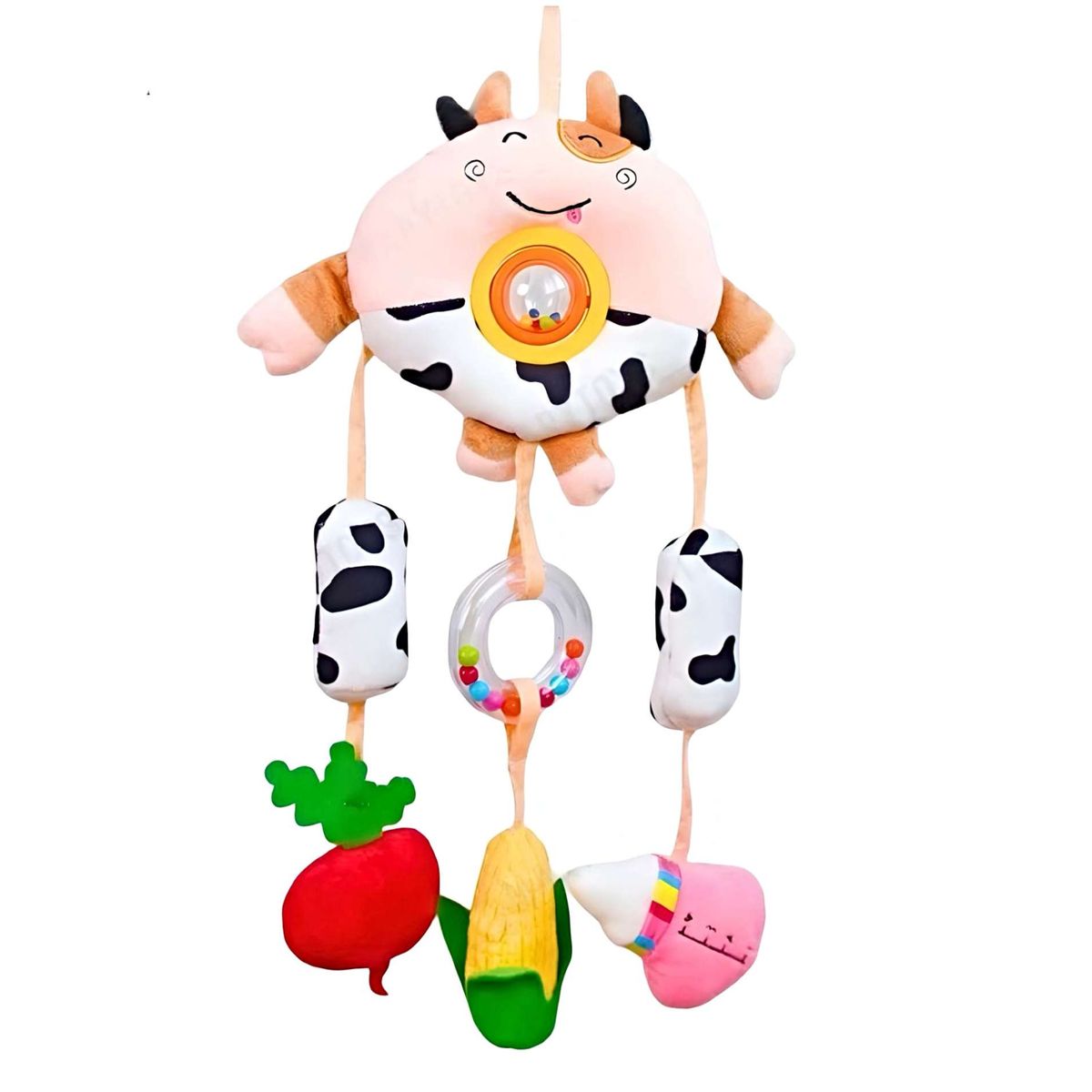 GENERICO - Juguete móvil de coche para bebé colgante diseño vaca