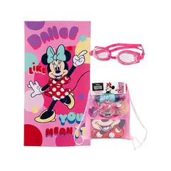 MASHINI - Toalla Playa Disney Niñoa + Morral Cordel+ Lentes O Gorro - Minnie