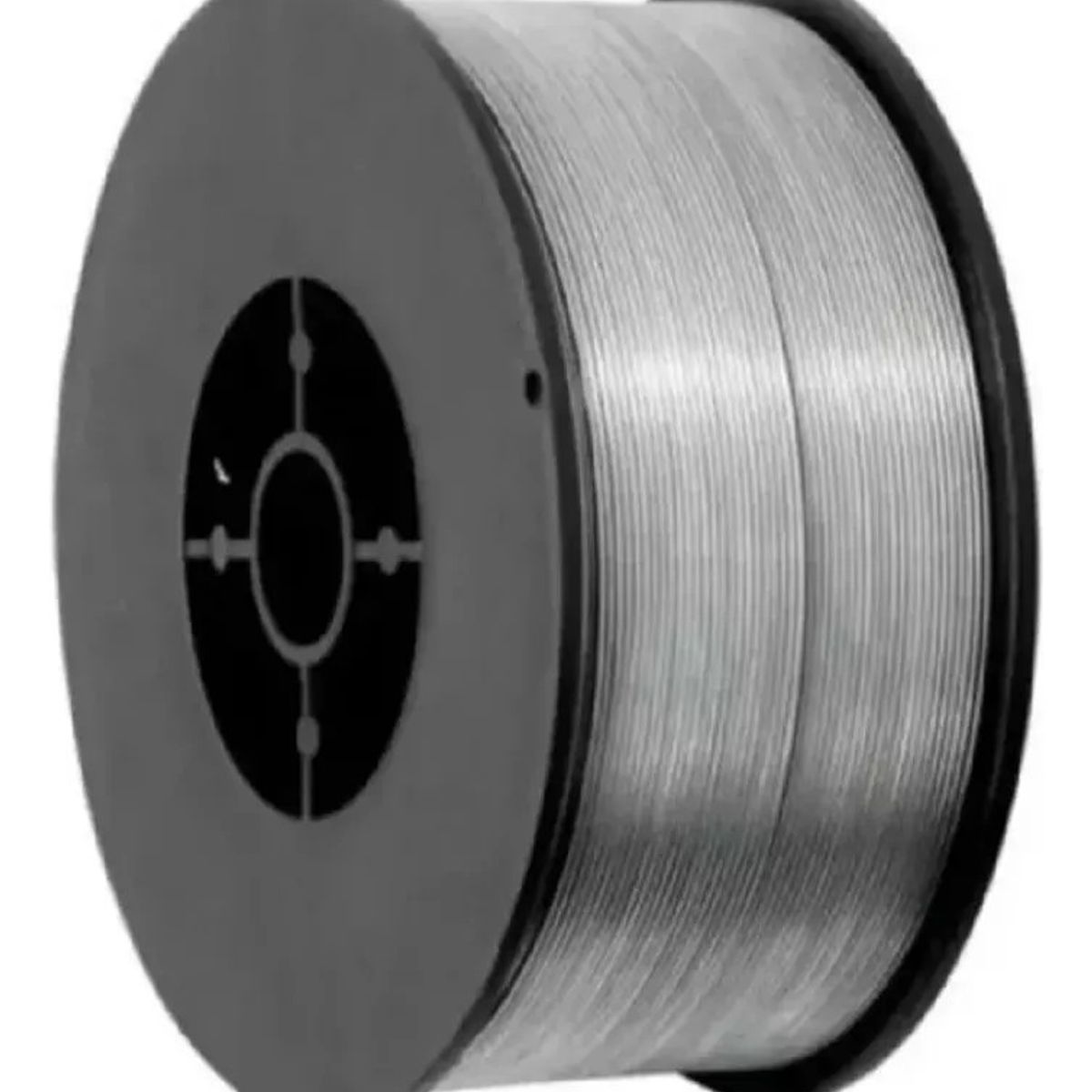 Soldadura Alambre Flux Mig 08mm Rollo 1kg uso Sin Gas Gris Oscuro, marca GENERICO - Foto 2