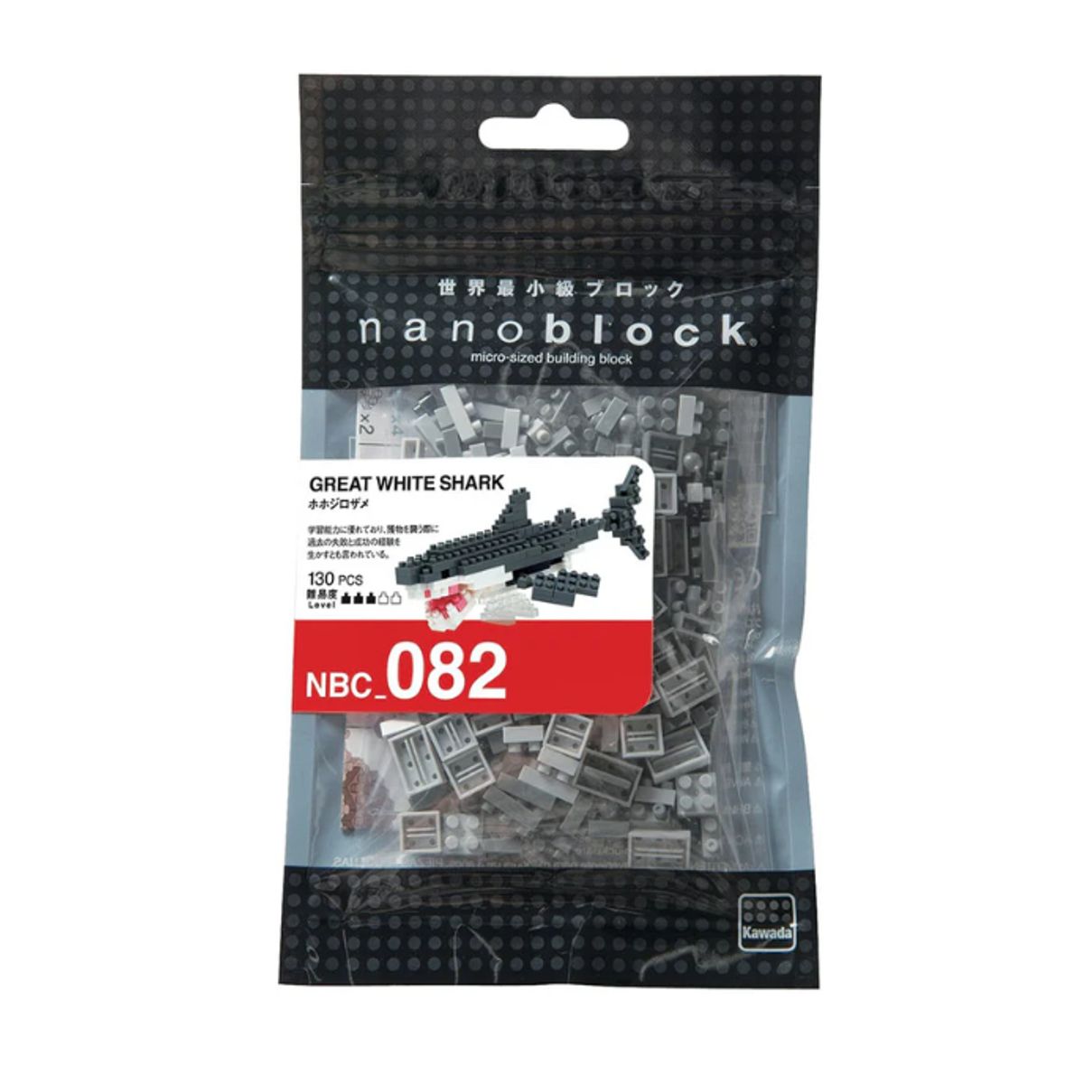 GENERICO - Nanoblock Gran Tiburón Blanco Great White Shark