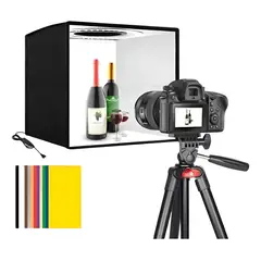 GENERICO - Estudio Fotográfico Portátil 40x40 - Caja De Luz Para Foto