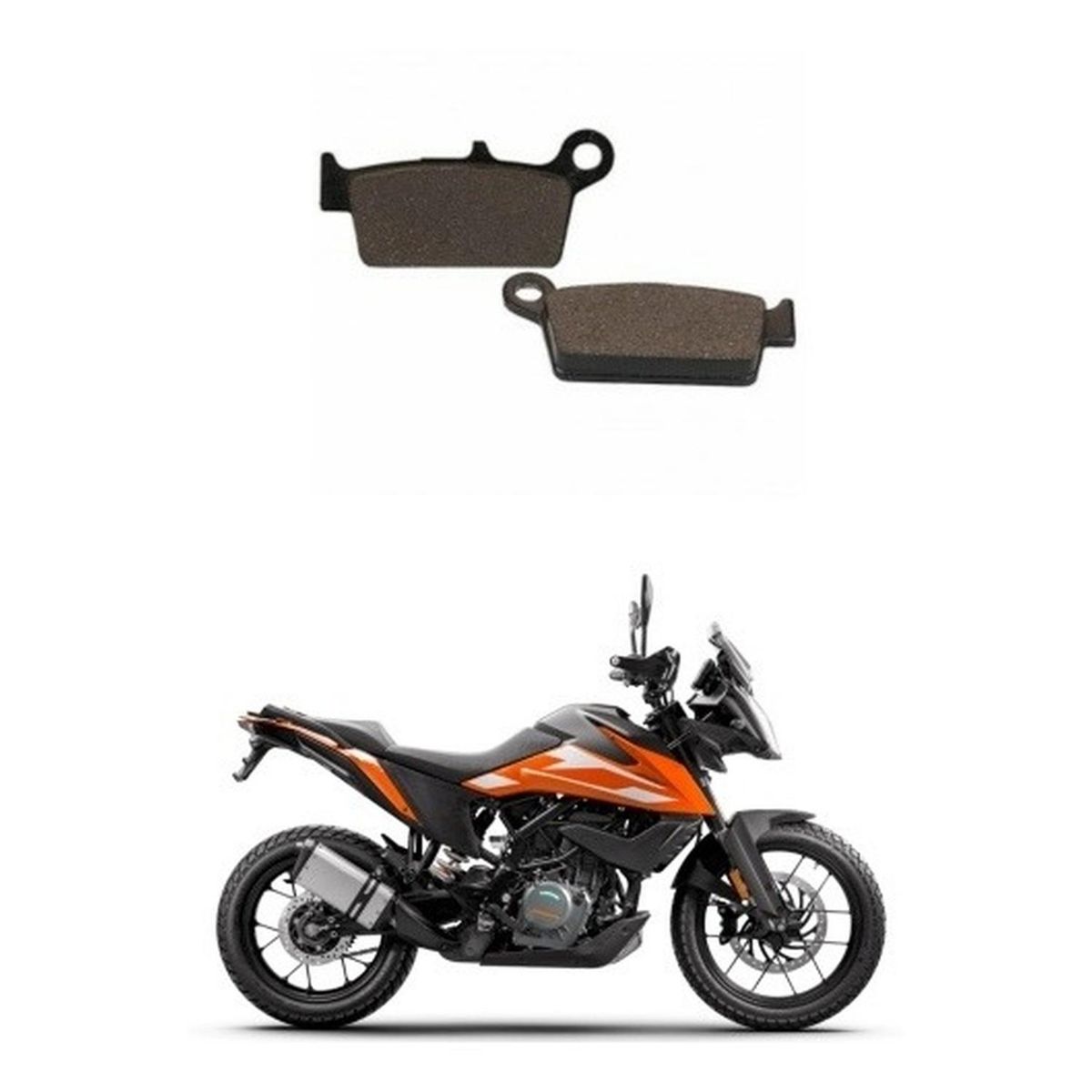 GENERICO - Pastillas Freno Traseras Ktm 250 - 390 Adventure Japonesas