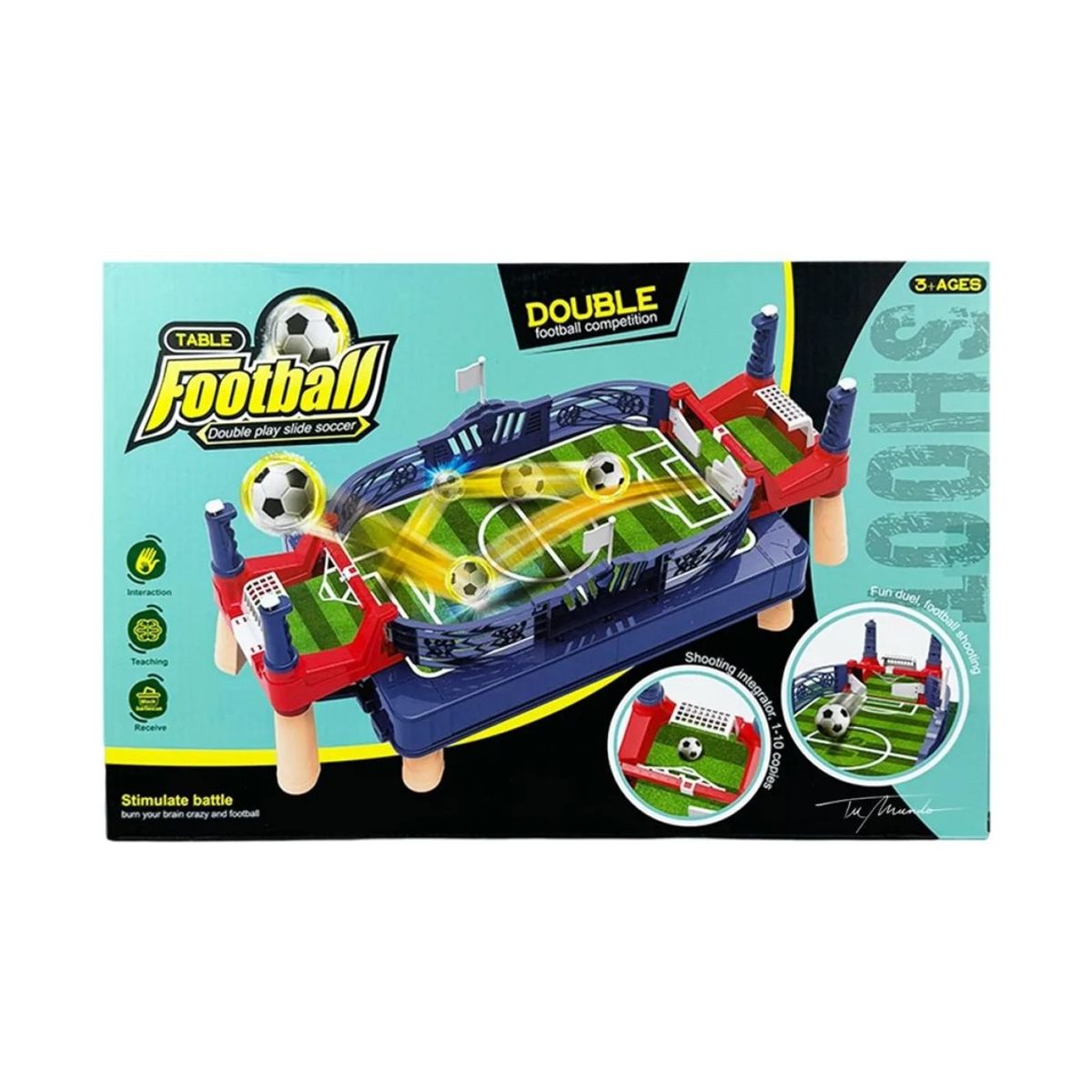 GENERICO - Juguete Futbolín Kit Juego De Mesa Mini Futbolin