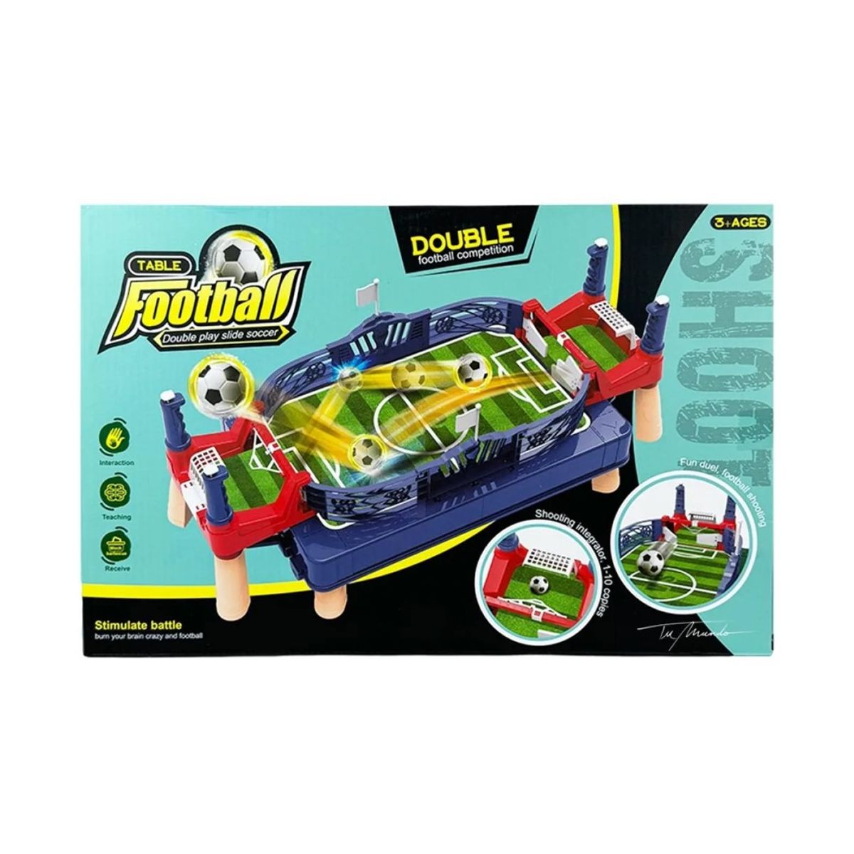 GENERICO - Juguete Futbolín Kit Juego De Mesa Mini Futbolin