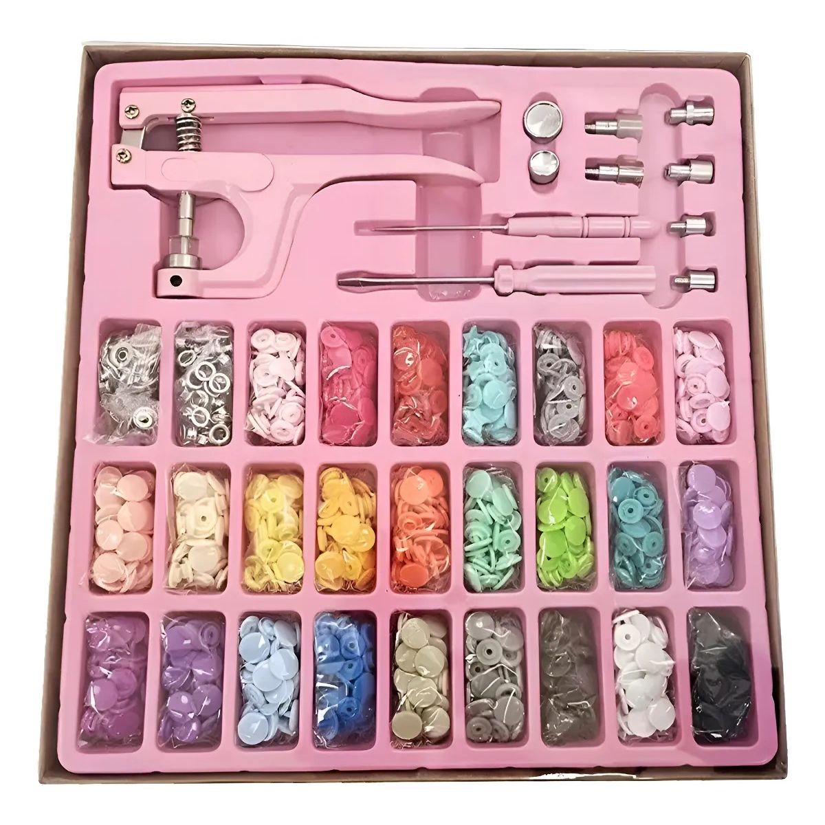 GENERICO - Pinza Remachadora Para Broches Plasticos Snap Mas 270 Broche 2