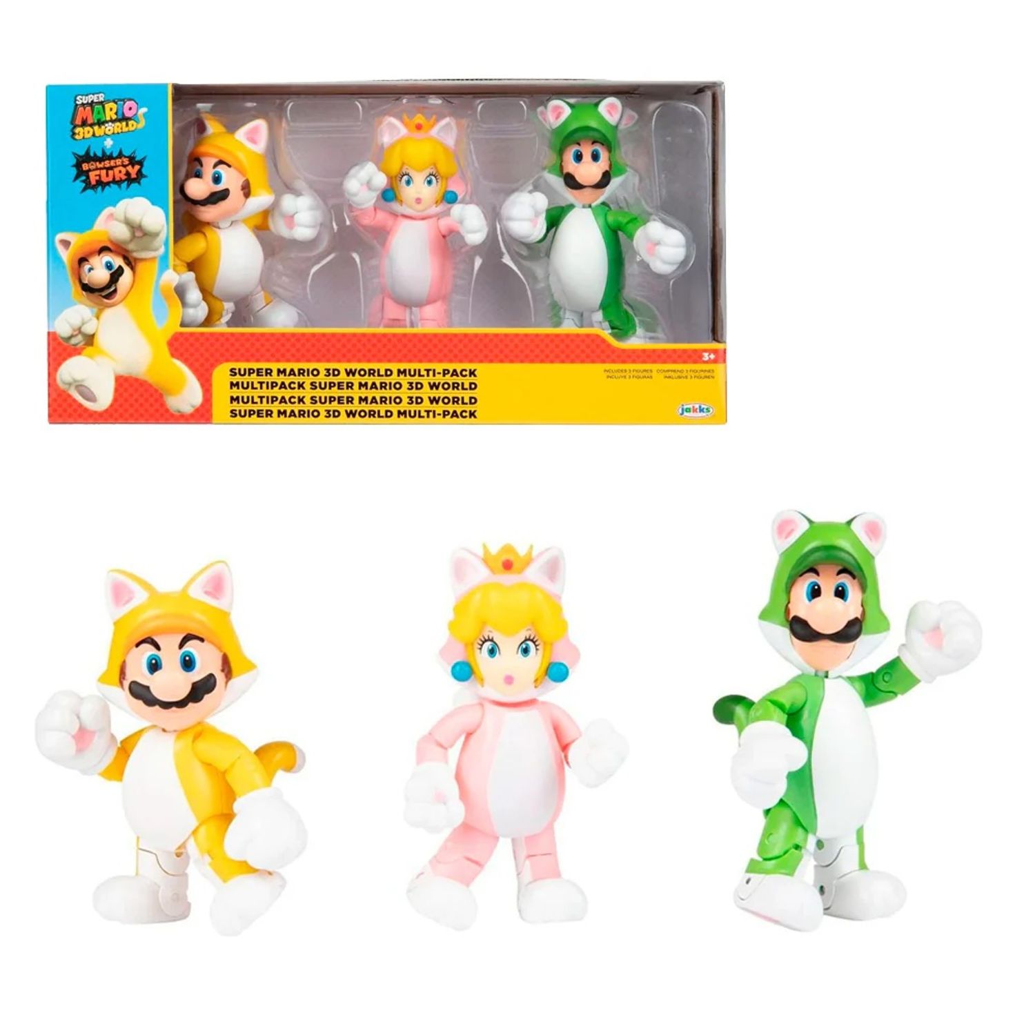 JAKKS PACIFIC Super Mario 3D World Multi Pack | Falabella Chile