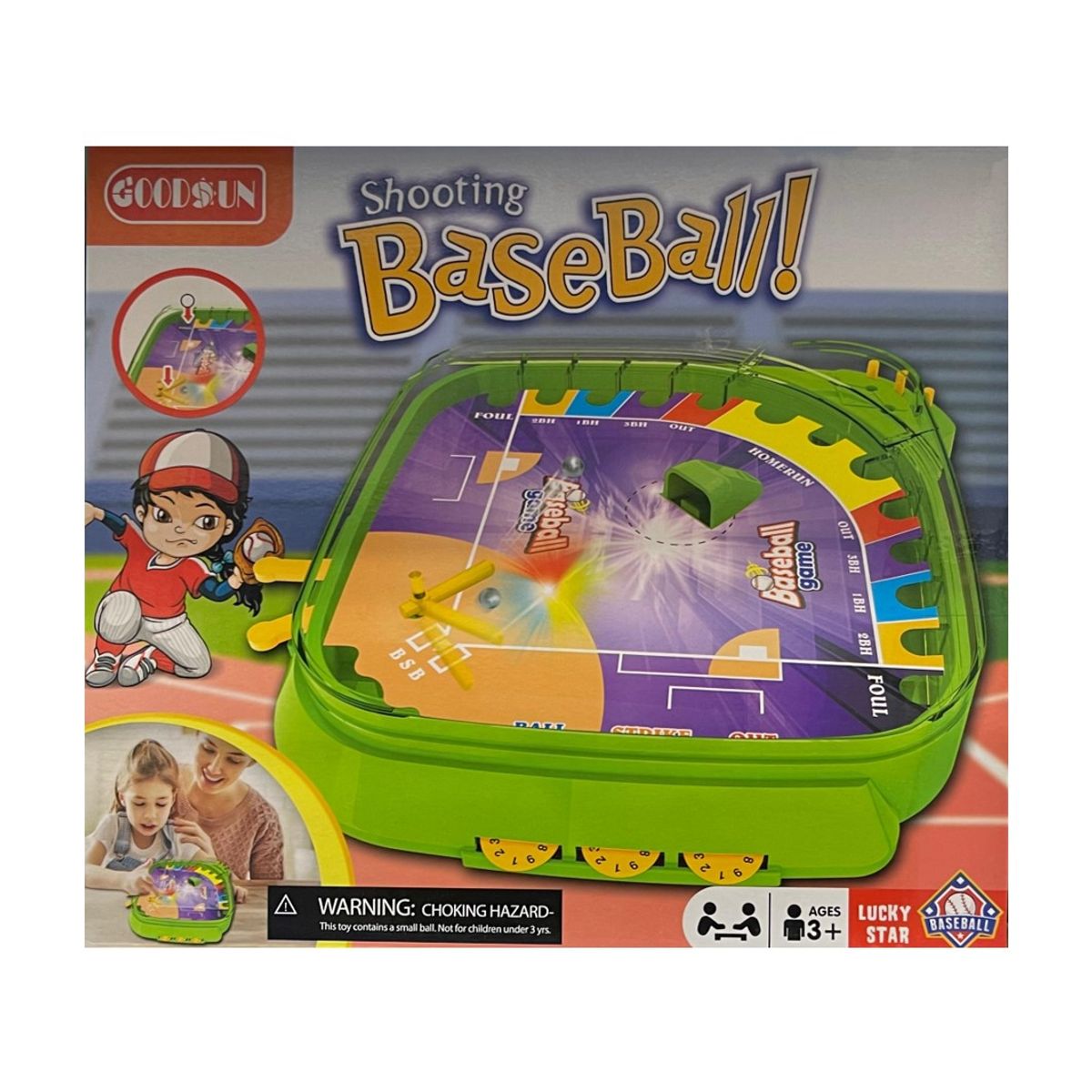 GENERICO - Juguete Beisbol De Mesa Mini juego De Mesa Familiar