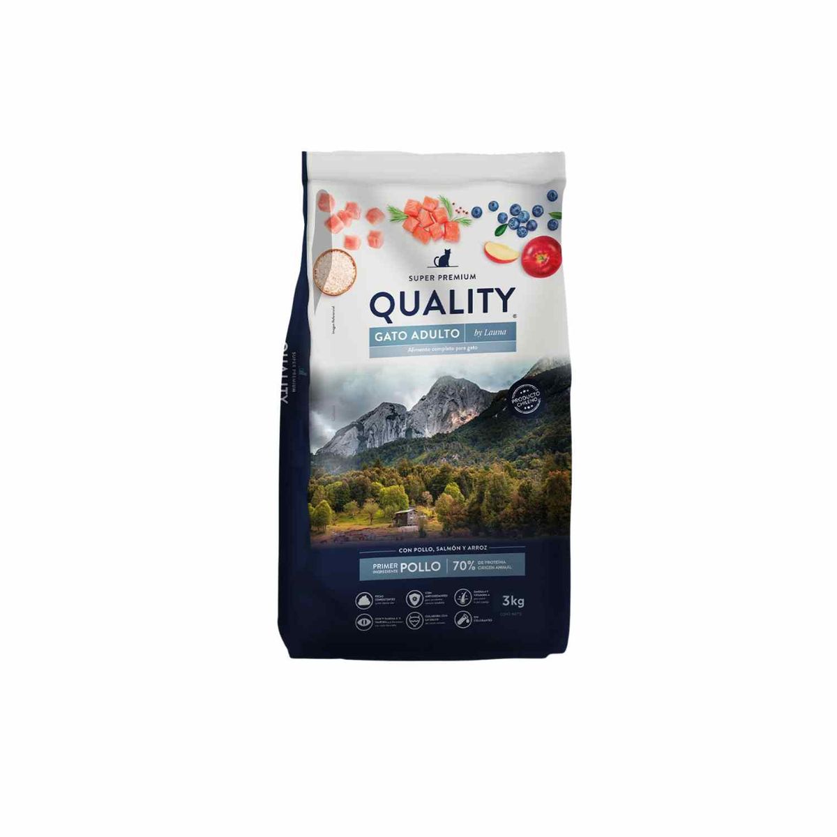GATO - Alimento Gato Adulto Super Premium Quality 3 kg