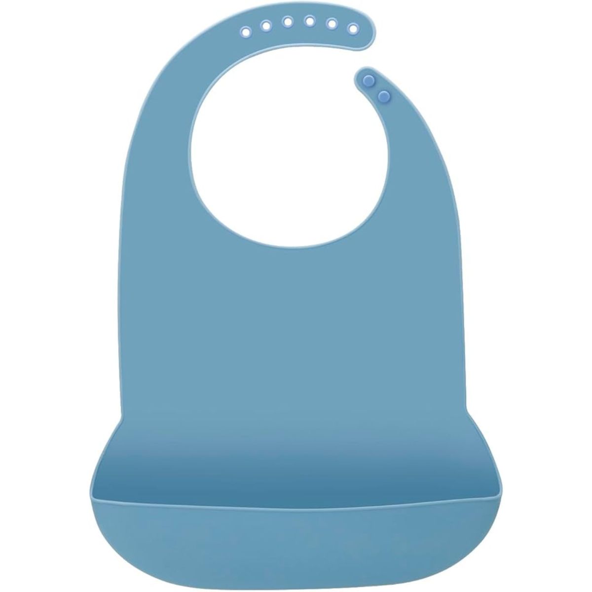 GENERICO - Babero de Silicona Bebé Infanti Impermeable con Bolsillo Recolector