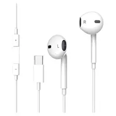 GENERICO - Audífonos Tipo C De Alta Calidad Con Micrófono Compatibles Con Todas las Marcas