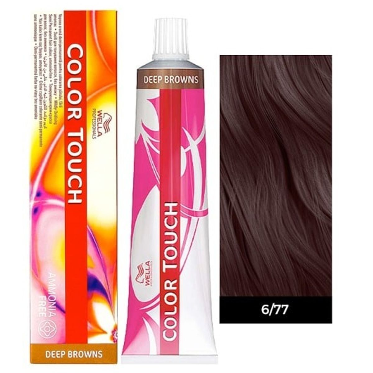 WELLA - Tinte Wella Color Touch 6.77 Rubio Oscuro Marron Intenso 60ml