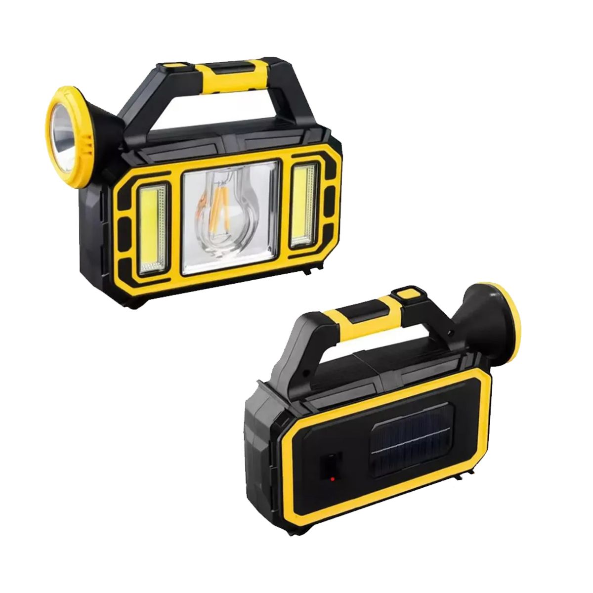 NO LOGO - Linterna Led Solar Con 3 Modos Recargable Emergencia