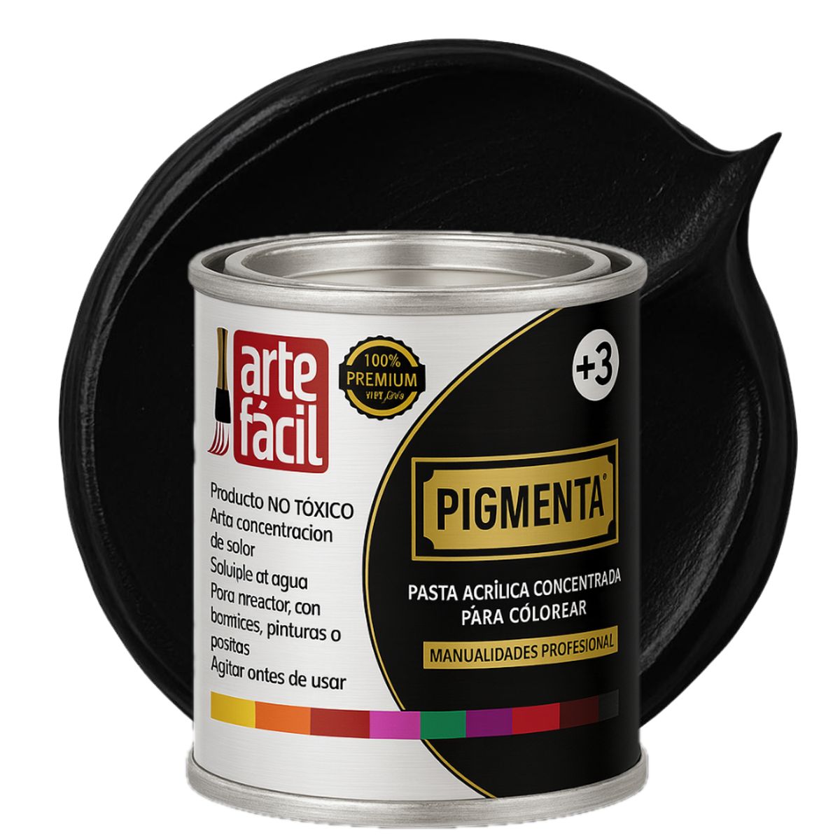 GENERICO - PIGMENTA - CONCENTRADO PARA PINTURAS - 1-32 GALON NEGRO SÓLIDO