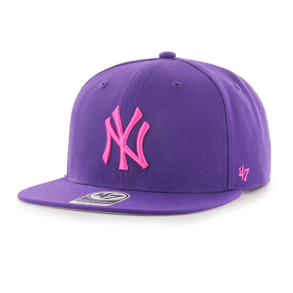 47 BRAND - Jockey New York Yankees No Shot Captain Purple Pink 47 Brand