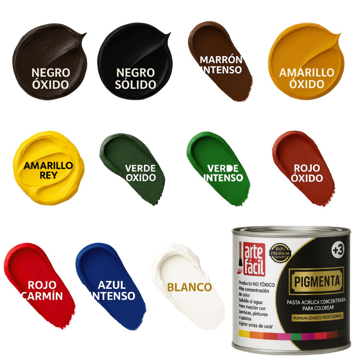 GENERICO - PIGMENTA - CONCENTRADO PARA PINTURAS - 1-16 GALON AMARILLO ÓXIDO
