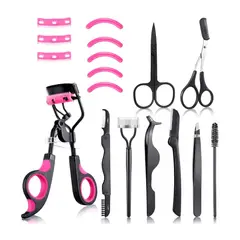 KINDA NICE - Herramientas De Maquillaje Rizador De Pestañas Juego De 9