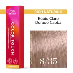 WELLA - Tinte Color Touch 8.35 Rubio Claro Dorado Caoba 60ml
