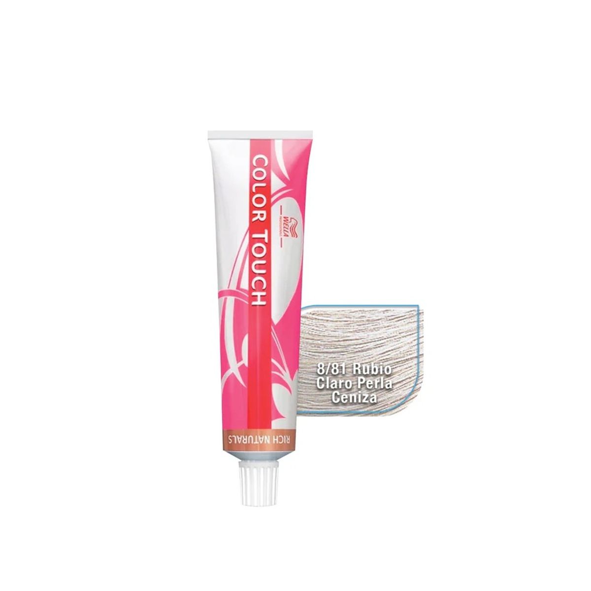WELLA - Tinte para cabello Wella Color Touch 881 Rubio Claro Perla Ceniza 60ml