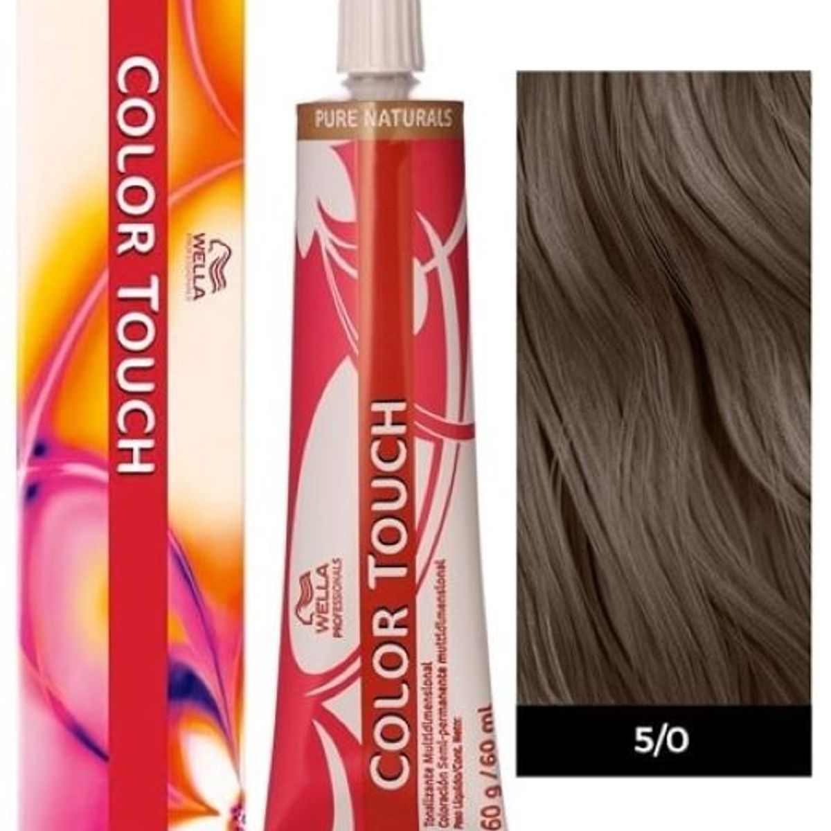 WELLA - Tinte Wella Color Touch 5.0 Castaño Claro 60ml
