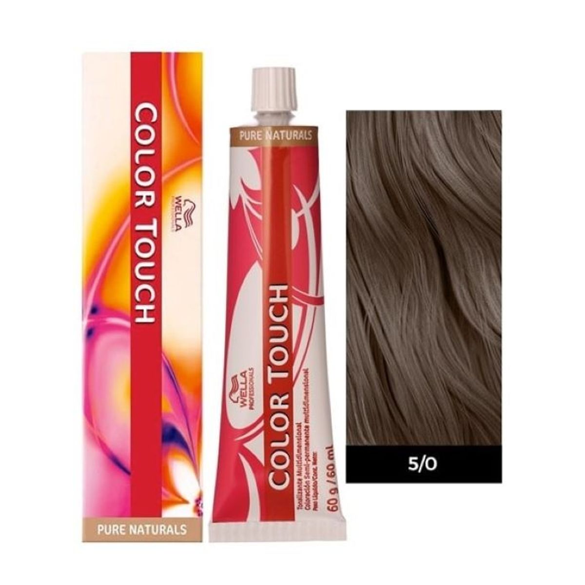 WELLA - Tinte Wella Color Touch 5.0 Castaño Claro 60ml