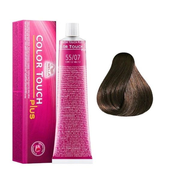Tinte Color Touch 55.07 Castano Claro Int Natural Marron 62ml