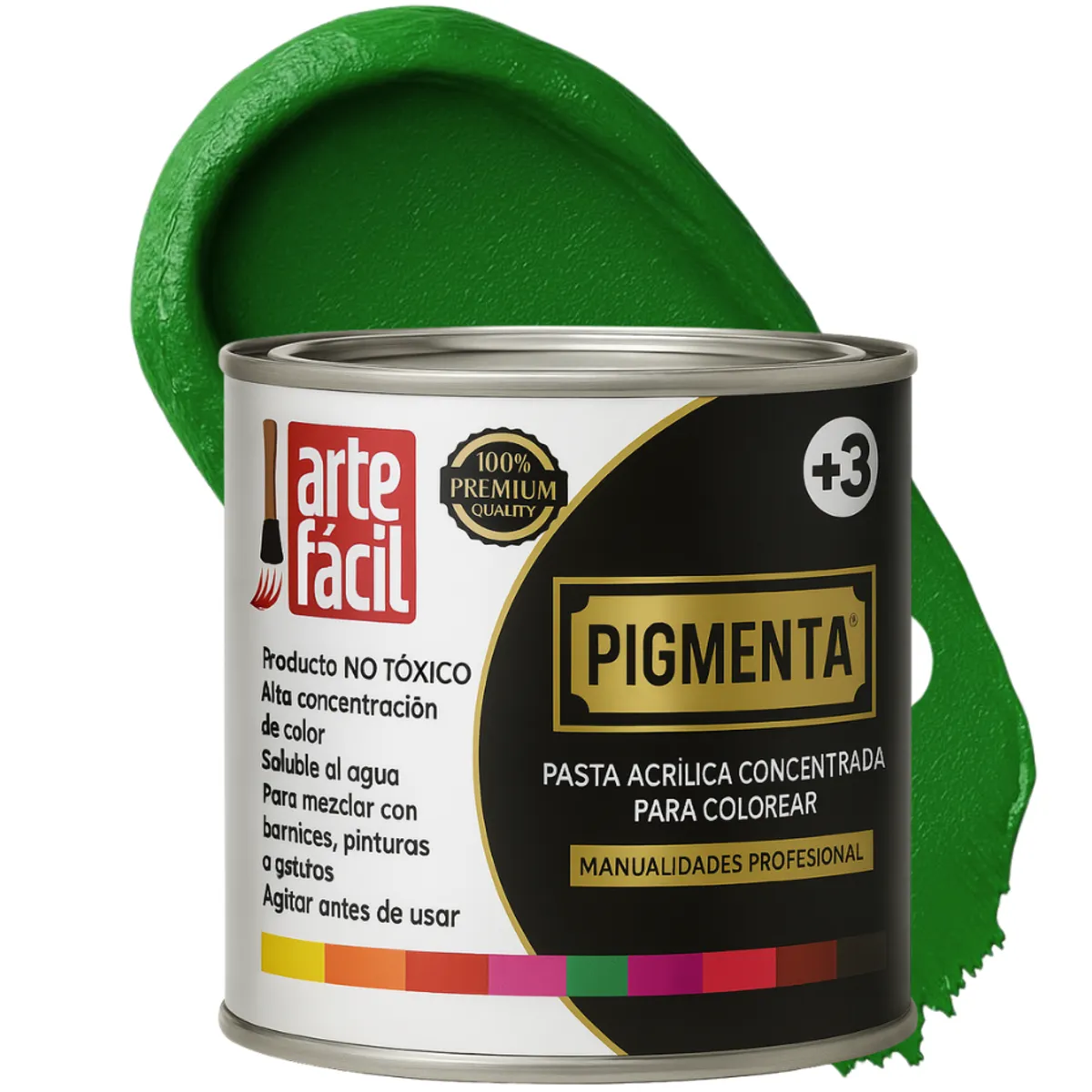 GENERICO - PIGMENTA - CONCENTRADO PARA PINTURAS - 1-4 GALON VERDE INTENSO