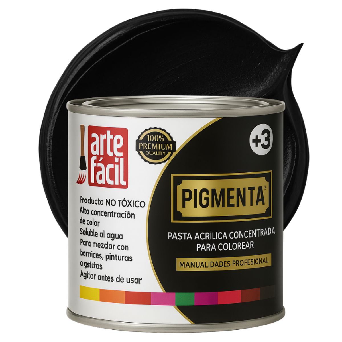 GENERICO - PIGMENTA - CONCENTRADO PARA PINTURAS - 1-4 GALON NEGRO SÓLIDO