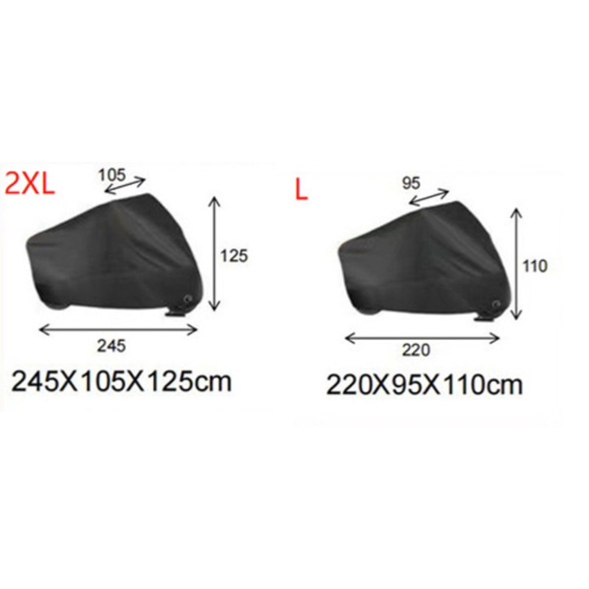 KINDA NICE - Funda Para Moto Bicicleta Impermeable Y Anti-uv L