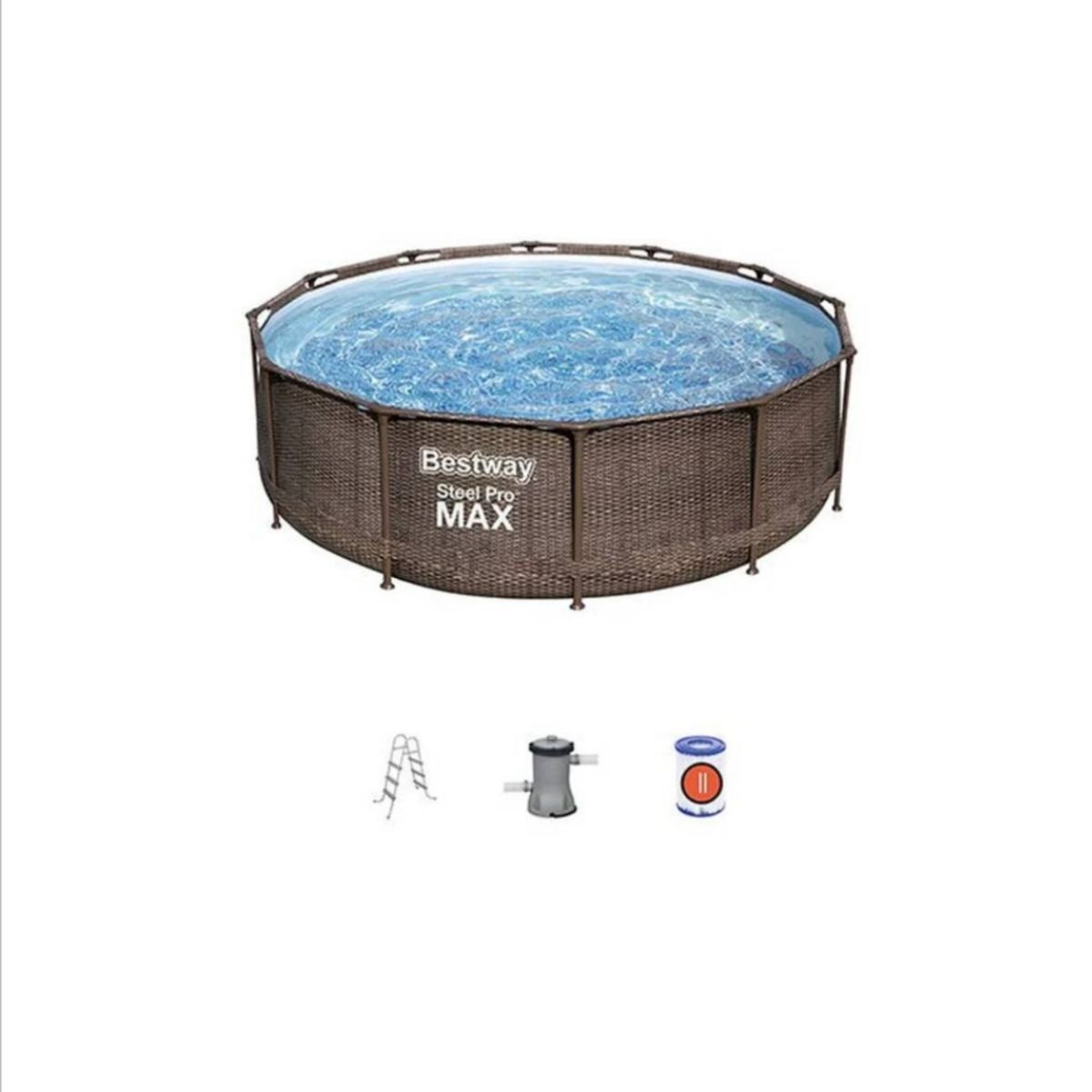 BESTWAY - Piscina Estructural Rattan Bestway 366 x 100 cm  9150 L