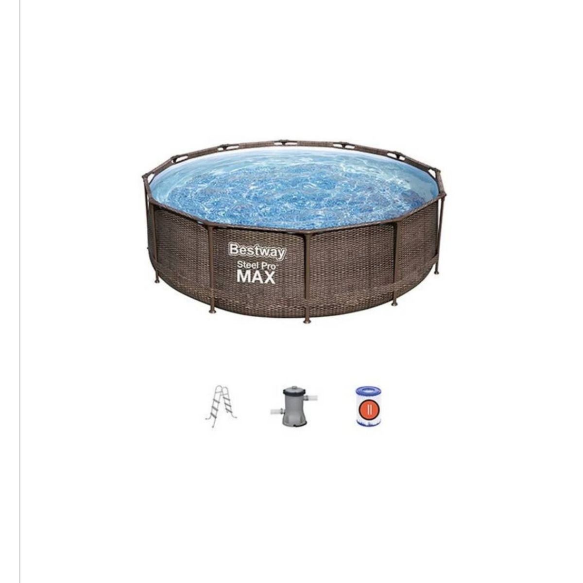 BESTWAY - Piscina Estructural Rattan Bestway 366 x 100 cm  9150 L