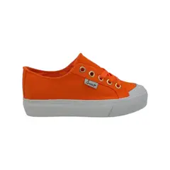 HERIEL - Zapatilla Naranja Plataforma Mujer