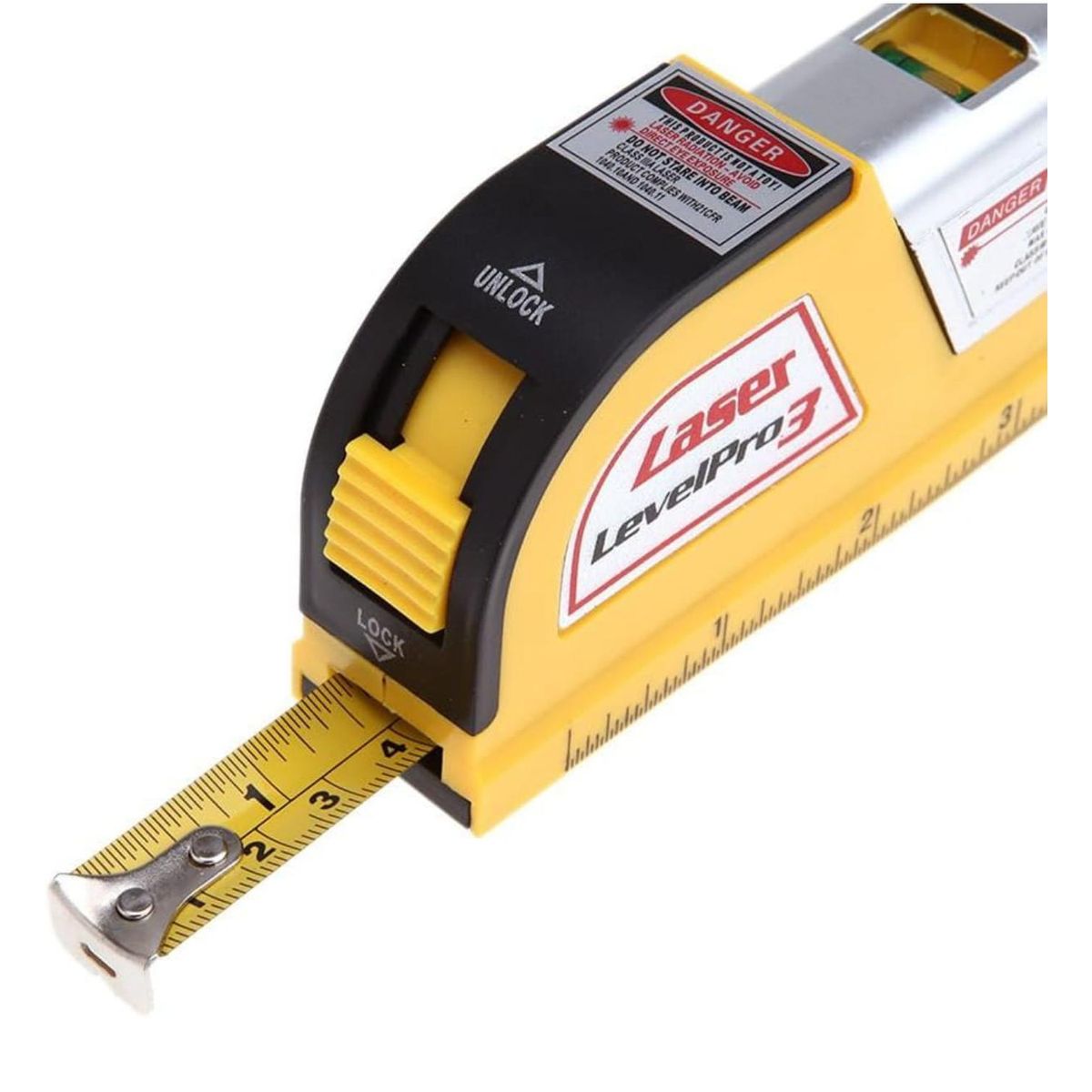 GENERICO - Nivelador Láser Con Huincha De Medir