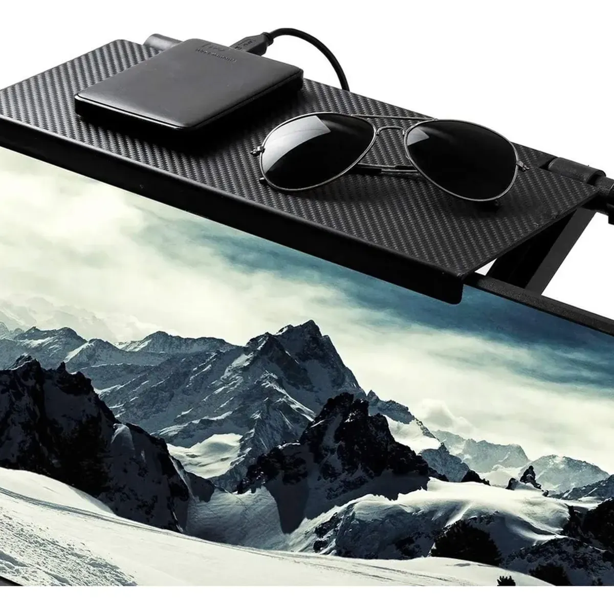 GENERICO - Soporte Plegable Para Decodificador Parte Superior Tv