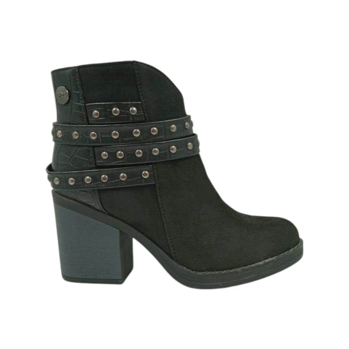 HERIEL - Botín Negro Taco Mujer