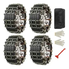 KUANGYE - Cadena Neumático Antideslizante Nieve Barro Universal X16pzs