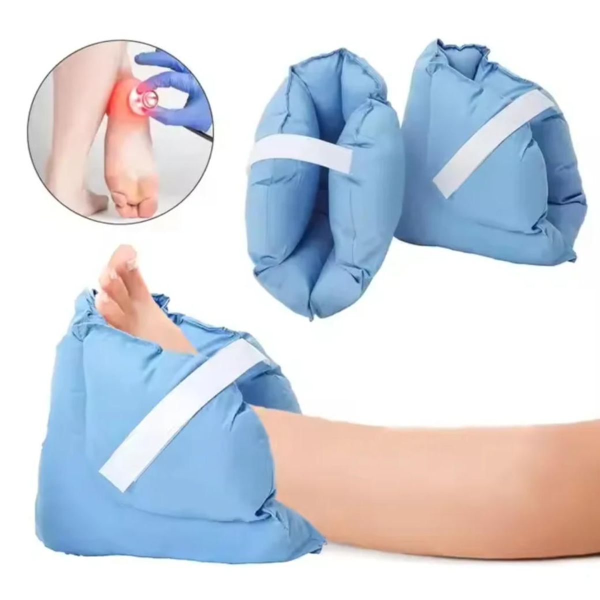 KINDA NICE - 2 Protectores Para Talones Alivia El Dolor Y La Presión