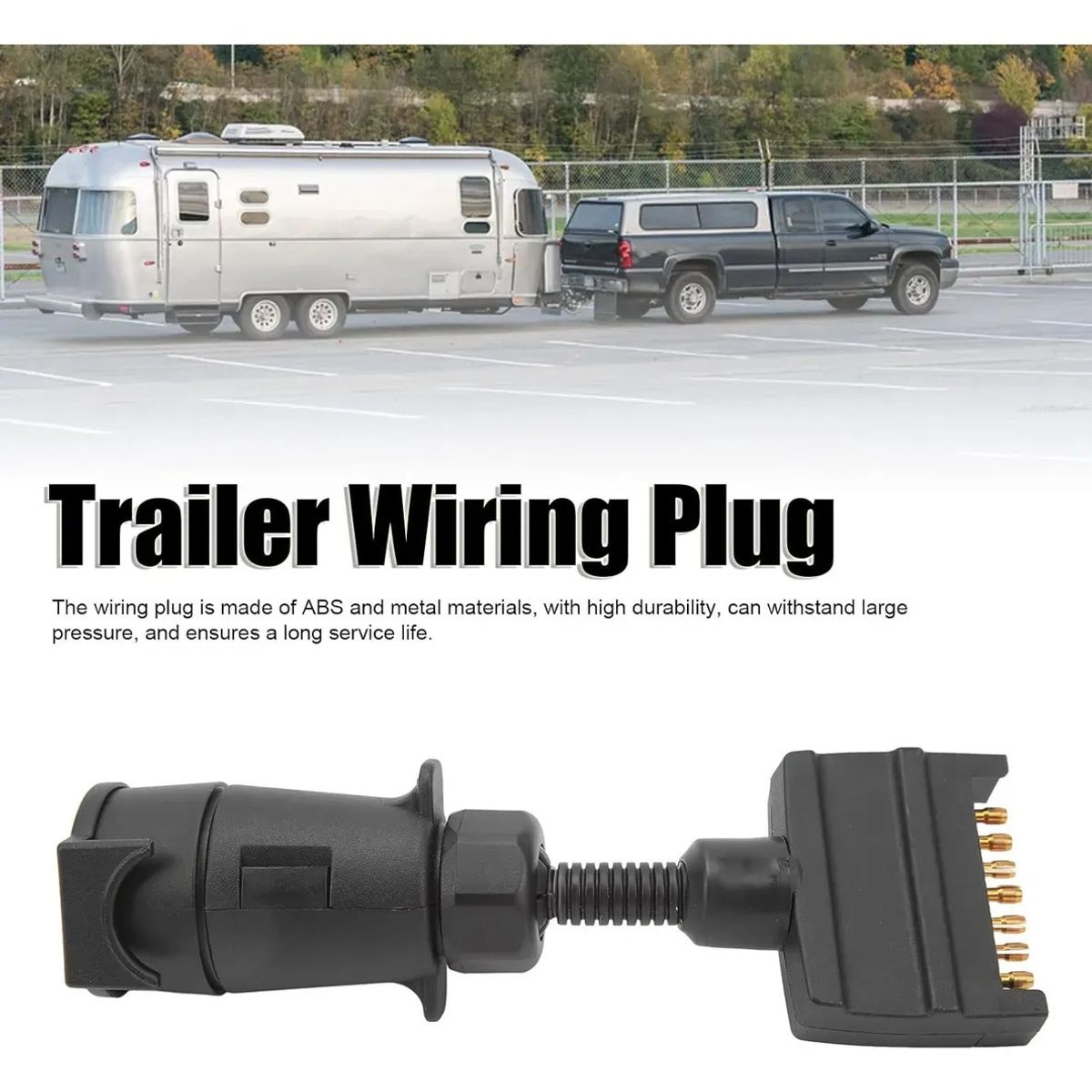 KUANGYE - Adaptador De Remolque Conector Hembra De 7 Pines Para Ford Ranger