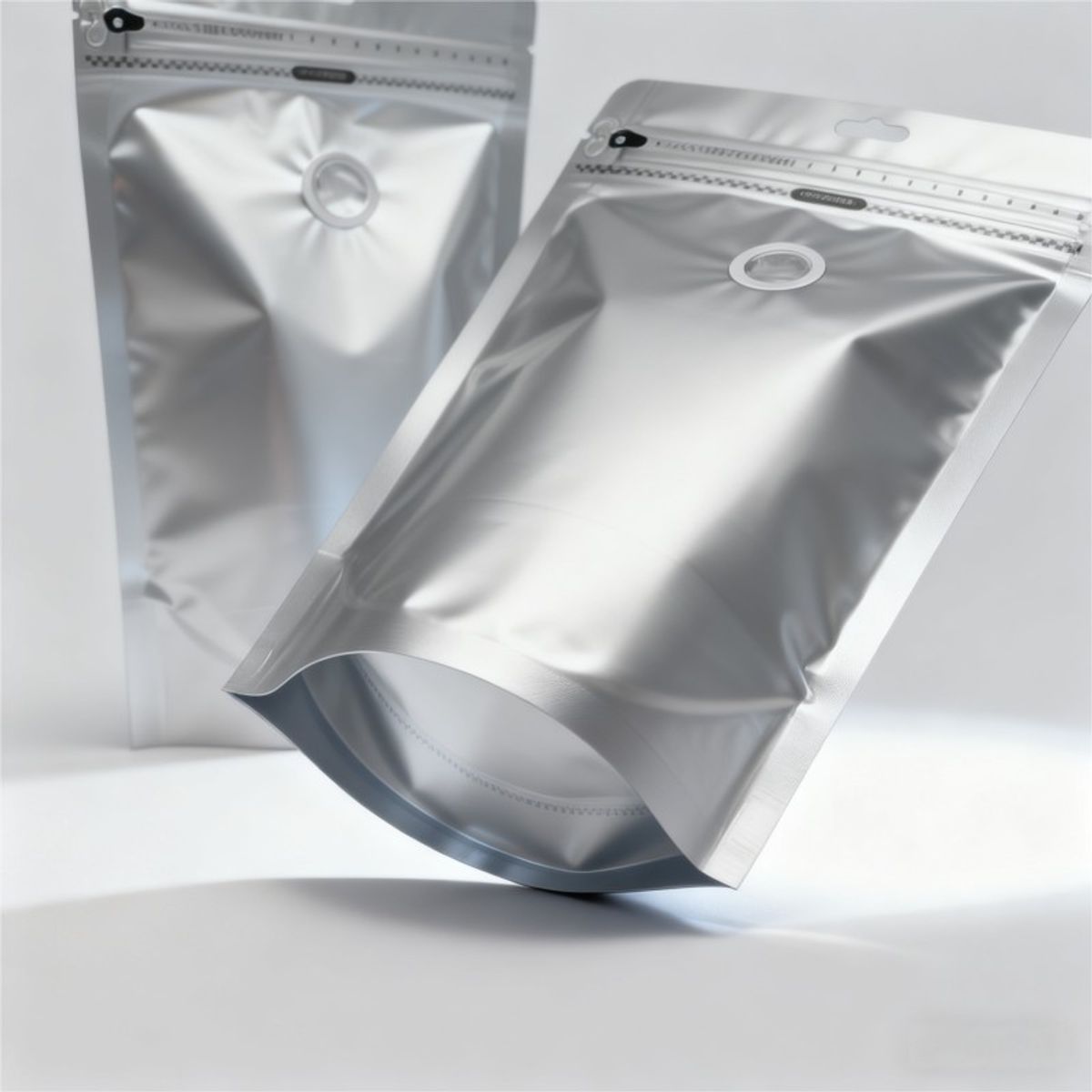 GENERICO - 50 Bolsas Lámina Aluminio Doypack: Cierre Hermético, 33×22×5cm (Alto×Largo×Ancho)