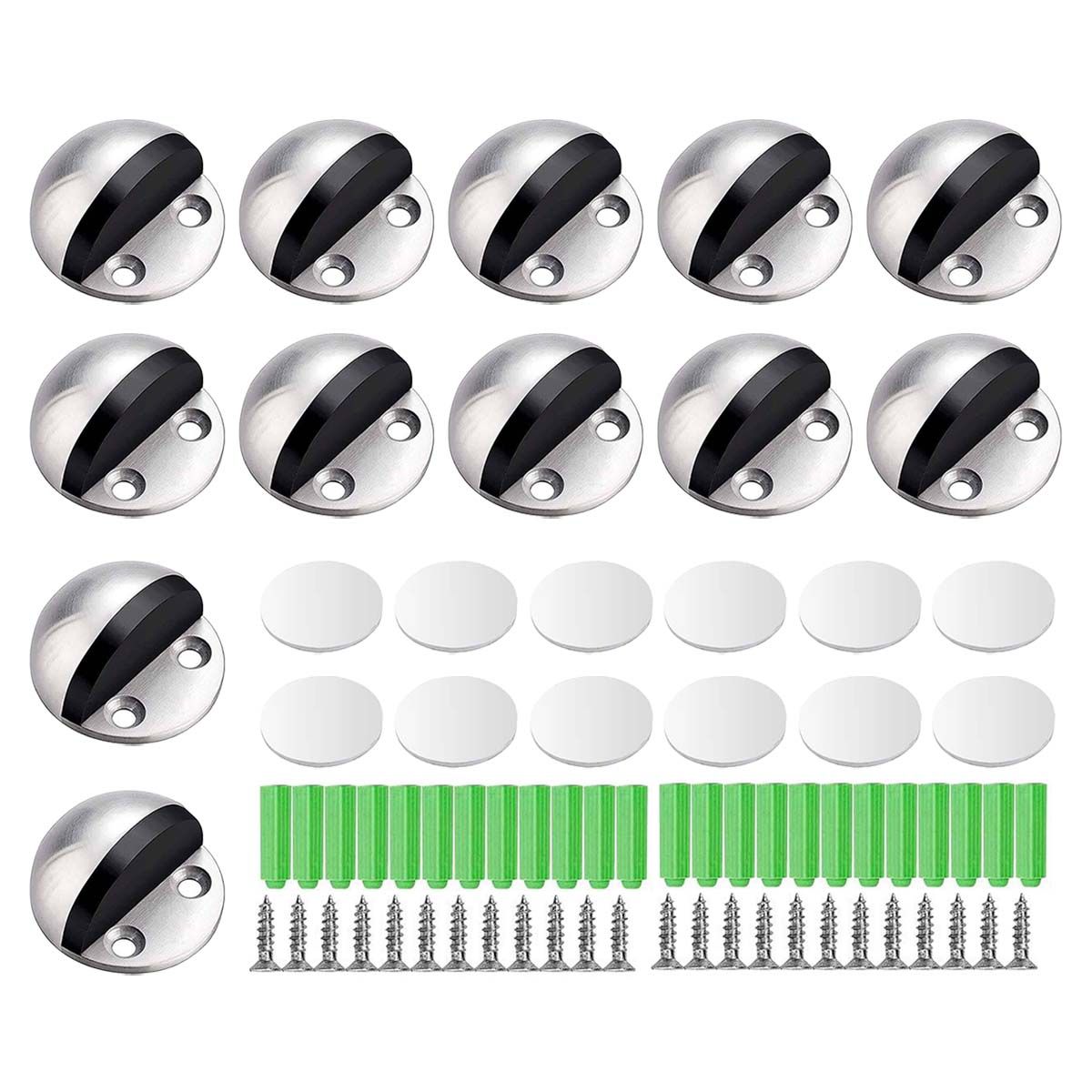 DEKANO - Tope De Puerta Niquel Media Luna 12un