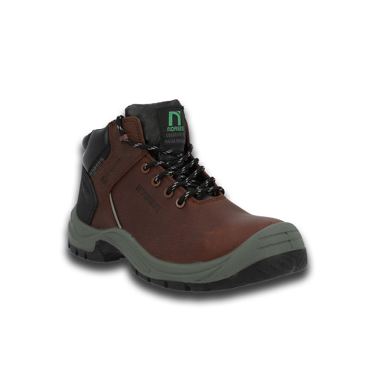 NORSEG - Zapato Seguridad Unisex Ns582 Ct Antistatic Café NORSEG