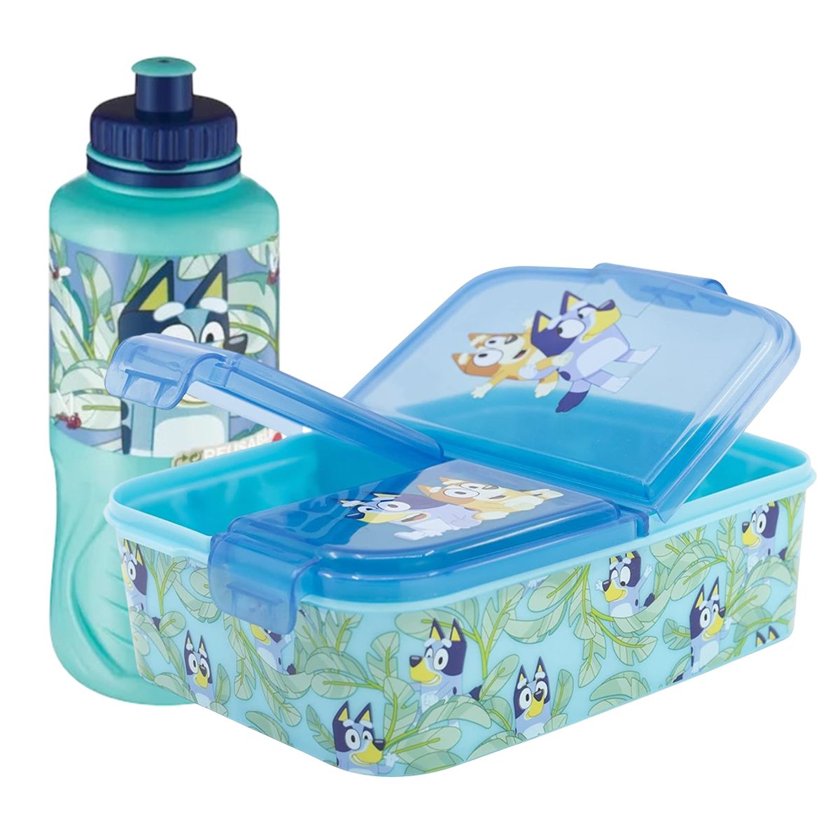 BLUEY - Set Botella + Porta Sandwich Bluey Libre Bpa