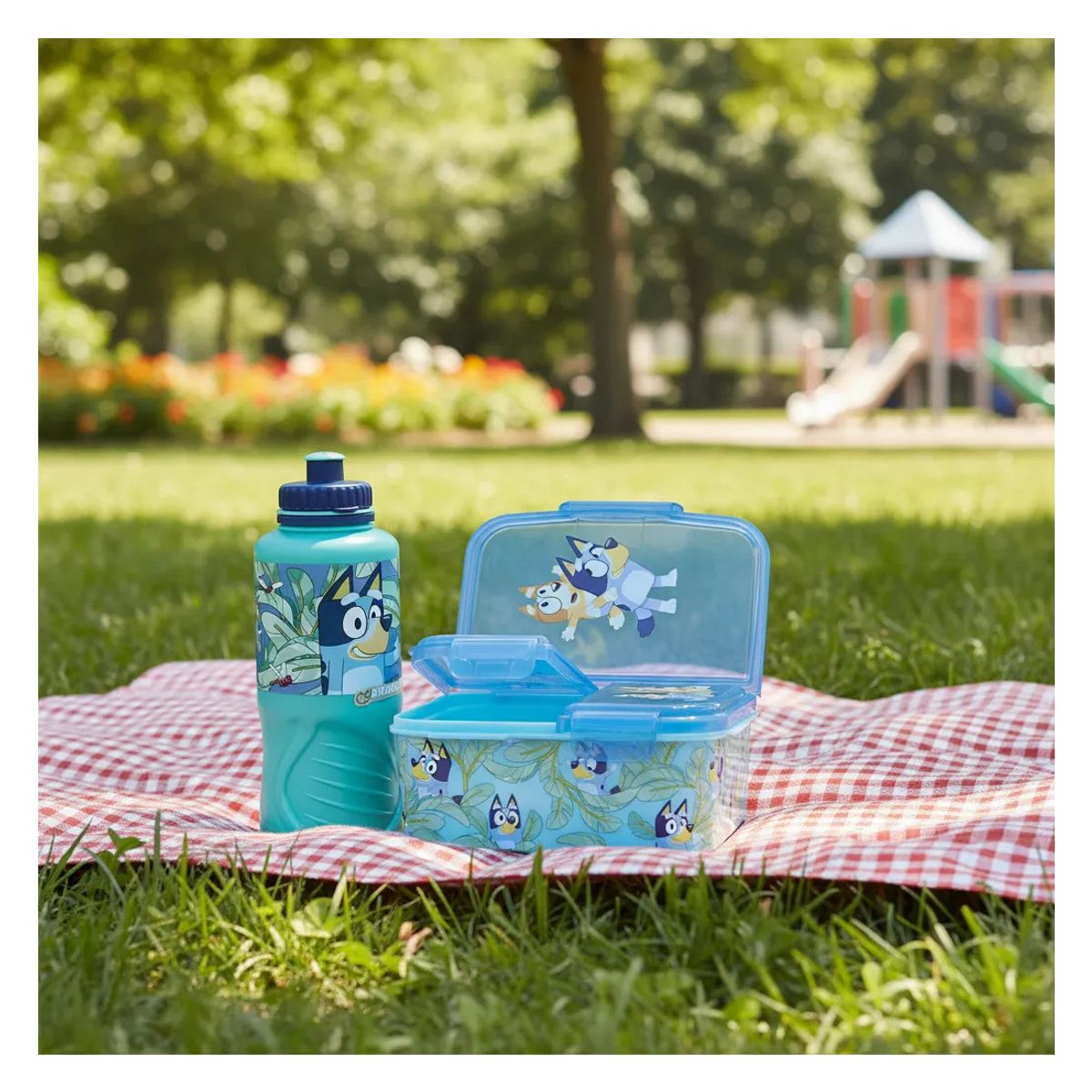 BLUEY - Set Botella + Porta Sandwich Bluey Libre Bpa