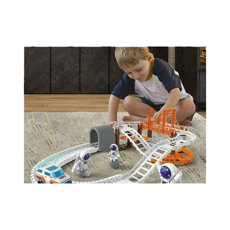 BIGBAMSPACE - Astronautas Rieles Vehiculo Transbordador Espacial