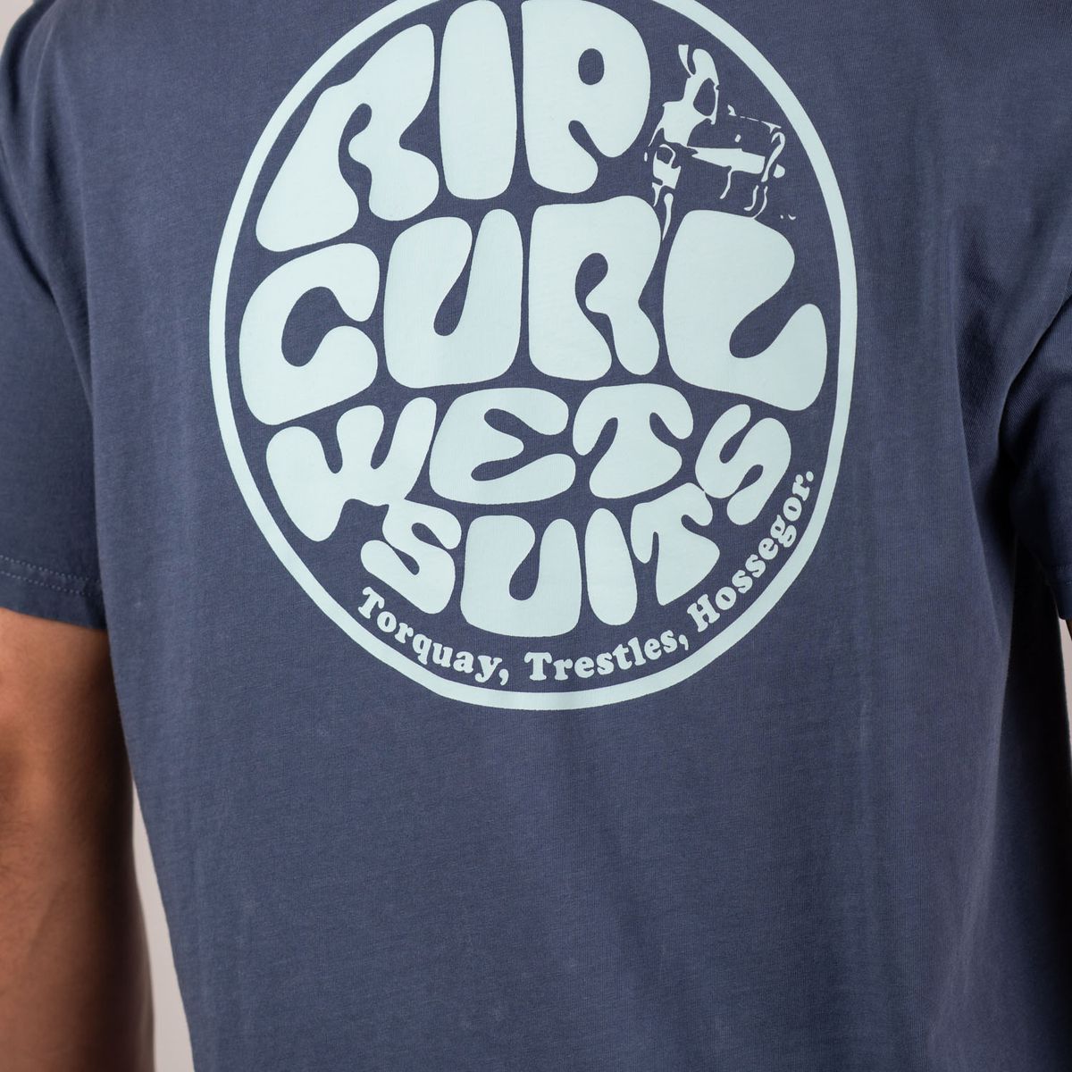 RIP CURL - Polera MC Paddle Azul Hombre Rip Curl