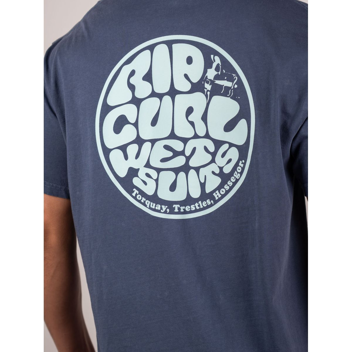 RIP CURL - Polera MC Paddle Azul Hombre Rip Curl